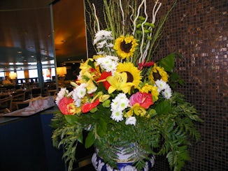 Just one of the many beautiful arrangements