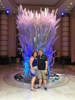 This was a huge glass sculpture at the Atlantis resort in the Bahamas