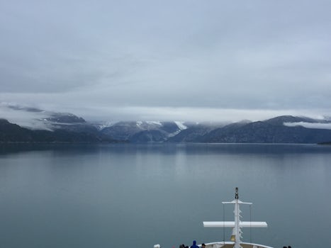 Approaching Glacier Bay.