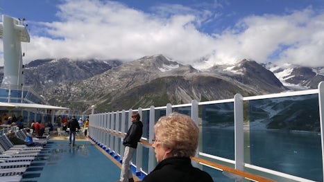 Glacier National Park on the Island Princess Cruiseship