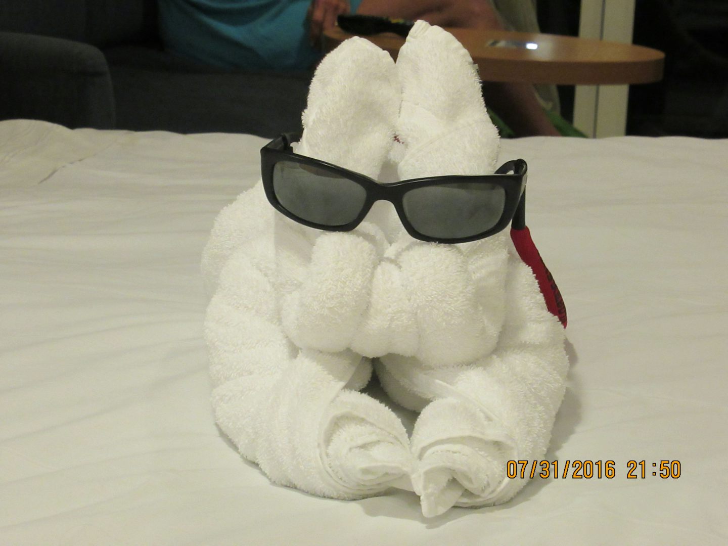 A rabbit made by our steward.