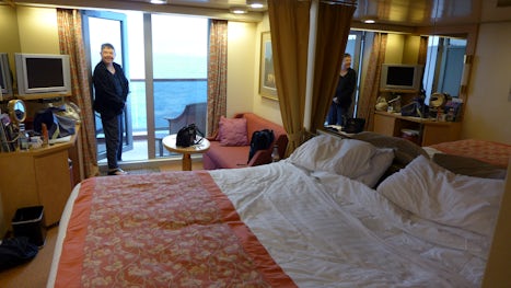 Our starboard balcony room