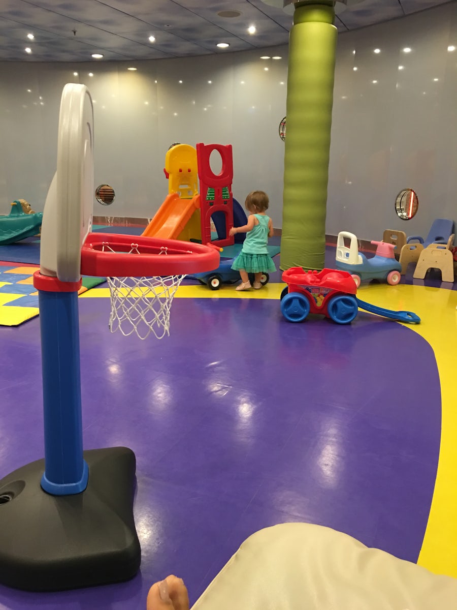 Open play area