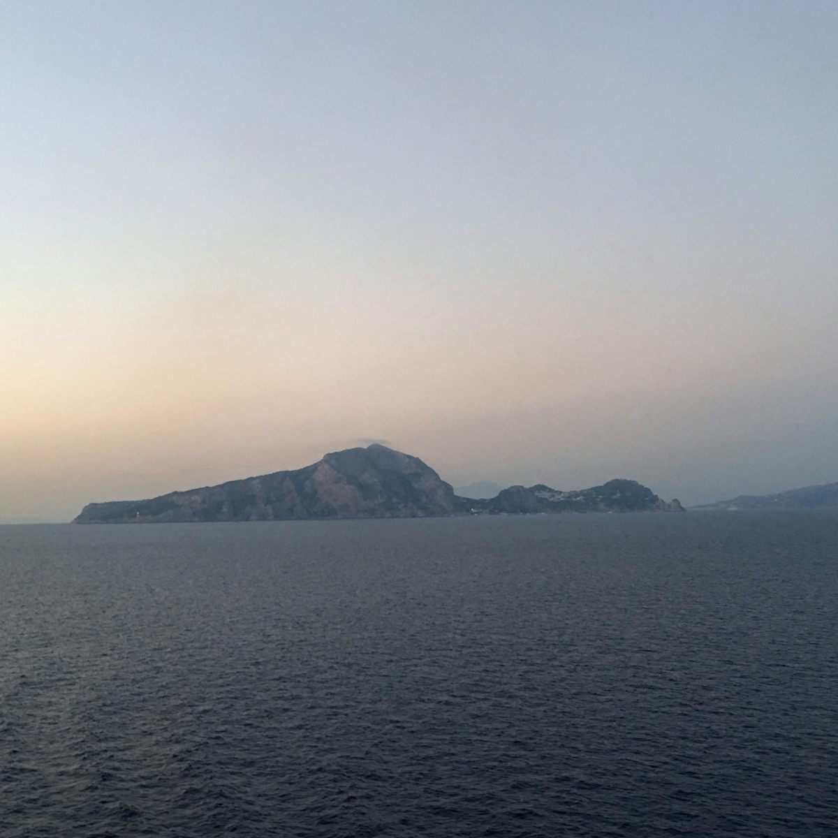 The island of Capri.