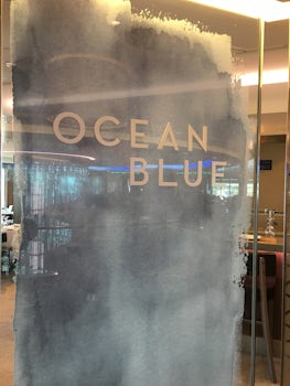Ocean Blue restaurant. Good food, but not worth the extra up-charge on top