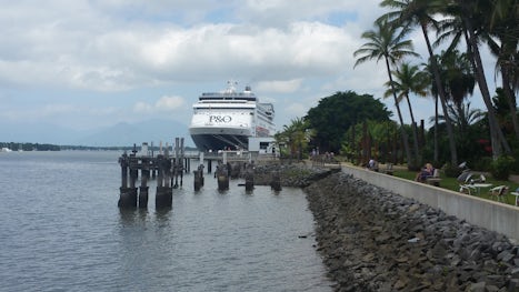 This is where we boarded the ship in Cairns..