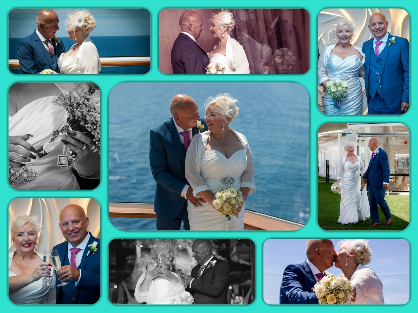 Montage of our Wedding Day onboard Celebrity Reflection