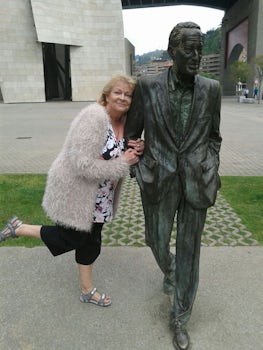 My sister found a hard man in Bilbao.