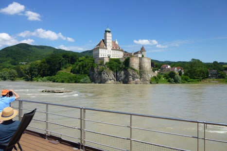 One of the castles in the Wachau Valley