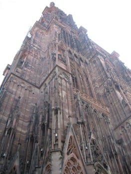 The Notre Dame Cathedral in Strasbourg, France.