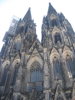 The cathedral in Cologne, Germany
