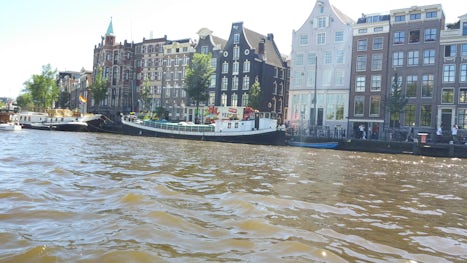 Amsterdam from a tour boat