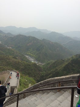 Climbing the Great Wall!