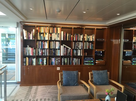 The library on board the Alruna