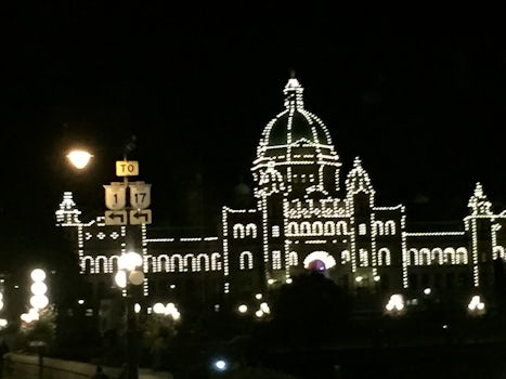VIEW OF VICTORIA BC ON OUR RETURN FROM BUTCHART GARDENS