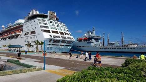 Empress docked in Nassau