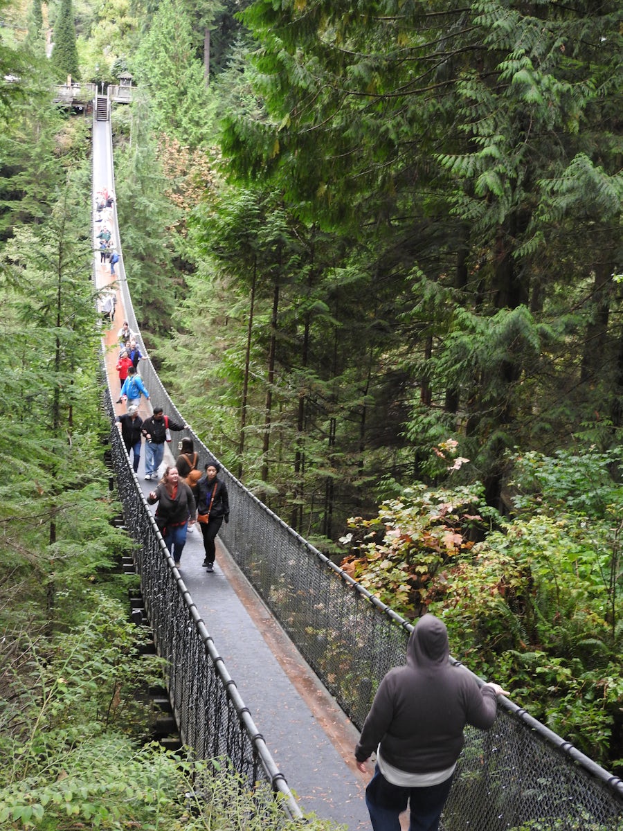 We spent two days in Vancouver prior to sailing...we did the Capilano Bridg