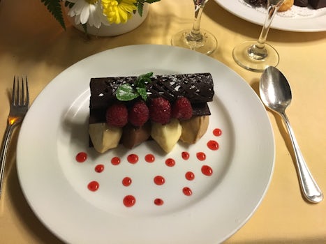 The decadent dessert in the Ultimate Balcony Dining experience!