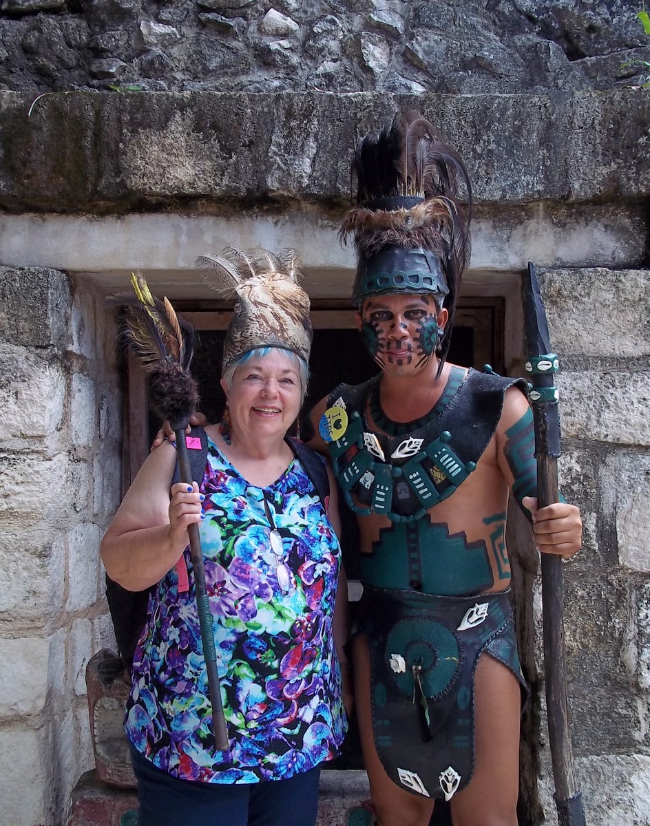 Photo op in Cozumel during the 10 Best of Cozumel excursion