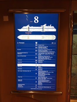 Map/Directory at each elevator lobby