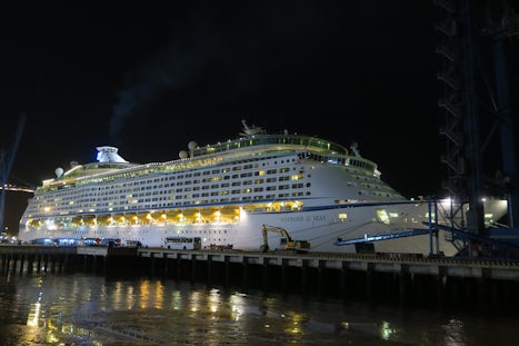 Voyager Of The Seas in Ho Chi Minh at Night