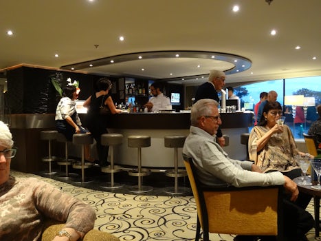 Bar at the front of the ship.