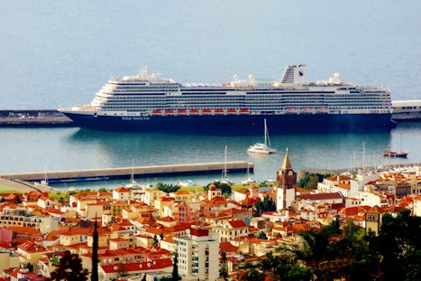 Koningsdam docked in Funchal