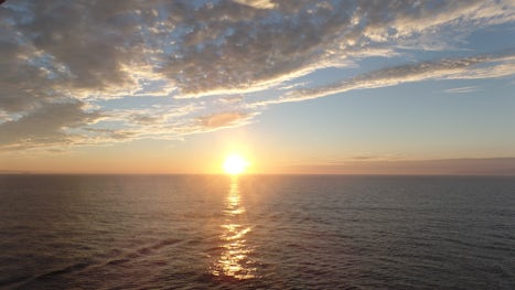 Nothing like a sunset at sea!