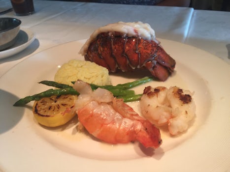 Lobster that was served once because it was on the menu only once during en