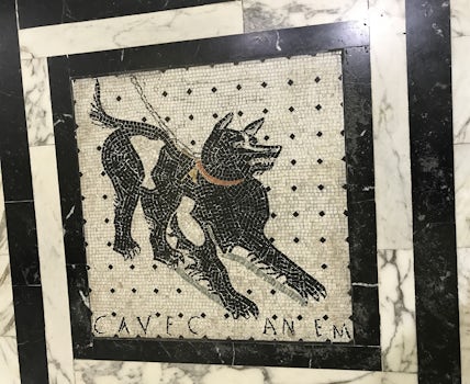Pompeii mosaic reproduction