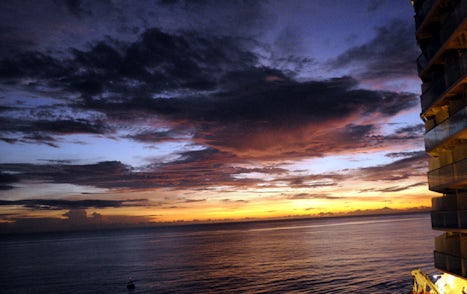 Caribbean sunset like this every night