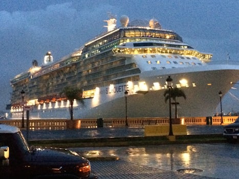 Evening in San Juan, returning to the ship.