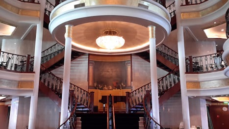 Staircase in Sapphire Dining Room