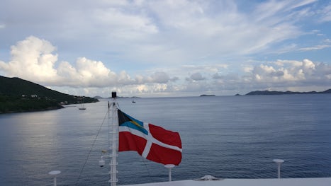 Looking out from port of Tortola
