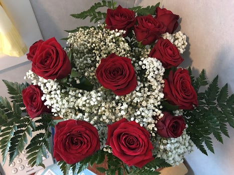 Dozen Roses ( part of package or can be pre-ordered)