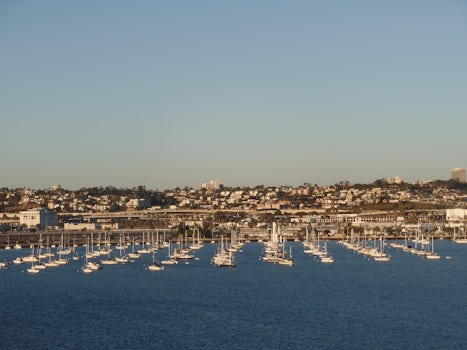 Port of San Diego - Beautiful views even before sailaway!