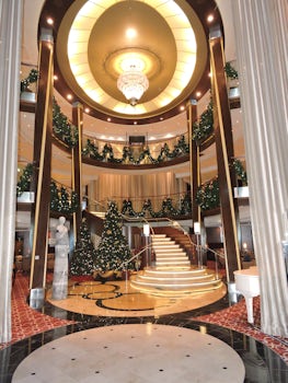 main stairway on the ship