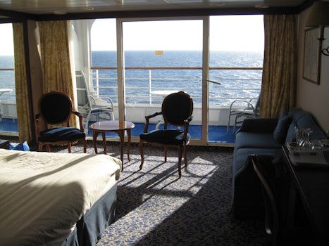 Our cabin on the Pacific Princess,  loved it.