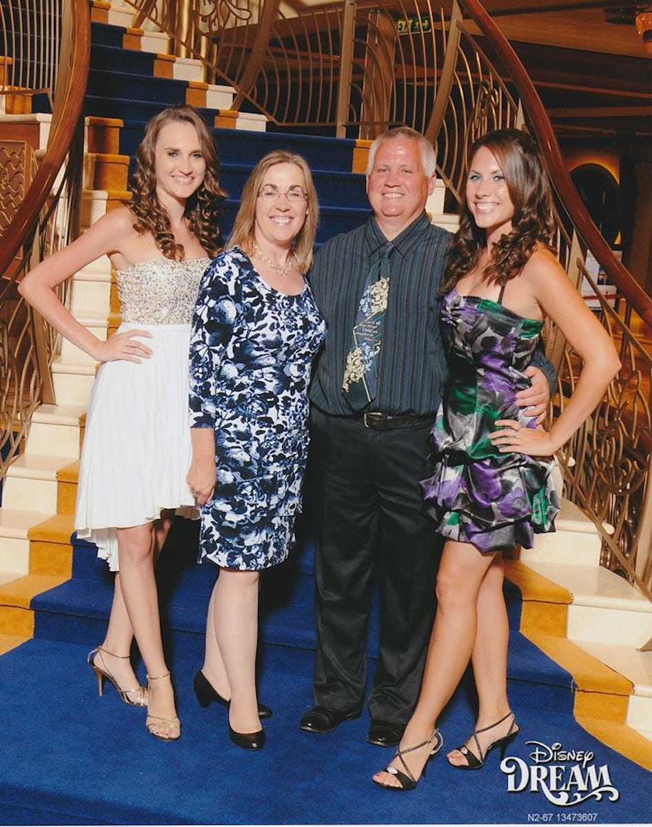 this is my family on the Dream before the Captains dinner.