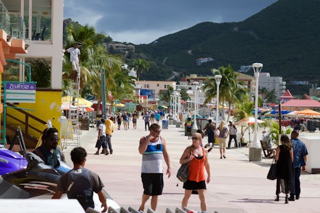 The St.Maarten boardwalk.