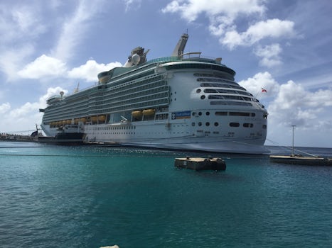 Our ship docked in Bonaire