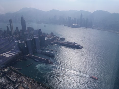 Azamara Journey in Hong Kong Harbour.