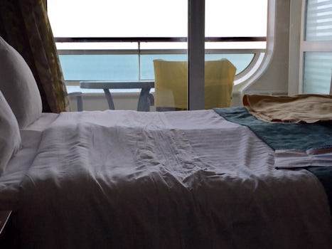 Terrible bad bed; good room and balcony, cabin 7092