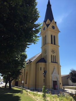 Church in Gols, Austria where my great-grandparents were married in 1872.