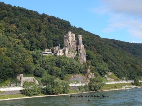 Castle after castle while traveling on the Rhine
