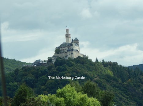 The Marksburg castle in Koblenz.