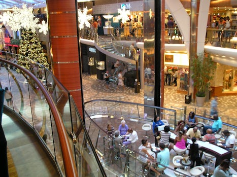 The interior Promenade during the Holidays