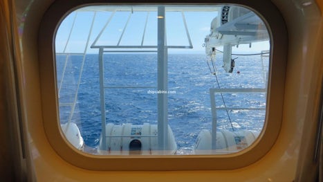 View from our stateroom E408