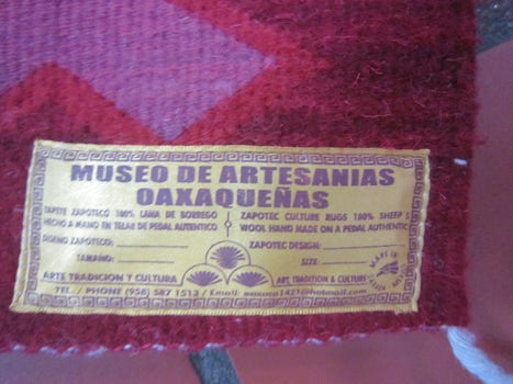 Museum of Weaving - Huatulco - located inside a shop in Crucesita. Well wor