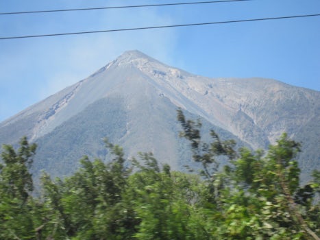 Active volcano - Guatemala road trip